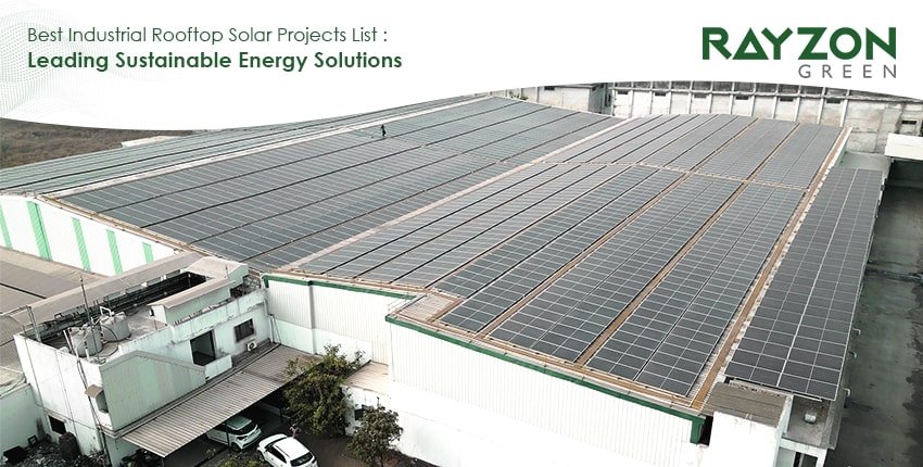 Industrial rooftop solar projects showcasing large-scale renewable energy installations for sustainable business solutions.